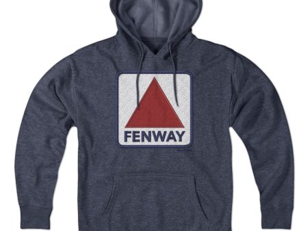 Fenway Sign Faux Embroidery Hoodie Hot on Sale