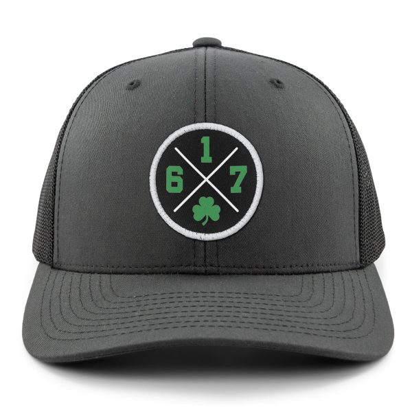 617 Shamrock Emblem Classic Snapback Trucker Discount