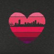 Boston Heart Retro Skyline Youth Hoodie on Sale