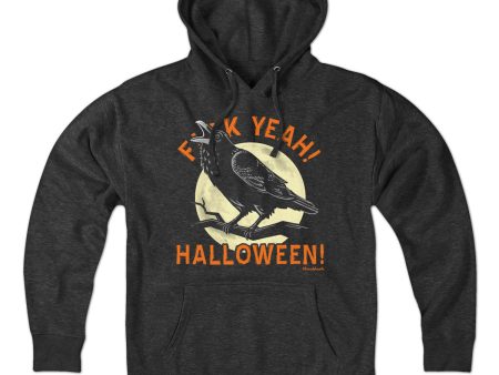 F Yeah! Halloween! Raven Hoodie For Sale