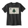 Vintage Maine Flag Youth T-shirt Hot on Sale