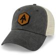 Appalachian Trail Wood Grain Patch Relaxed Trucker For Cheap