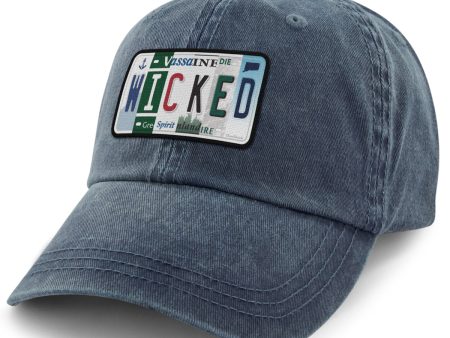 Wicked License Plate Washed Dad Hat on Sale