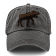 Moose Tree Skyline Leather Patch Washed Dad Hat For Discount