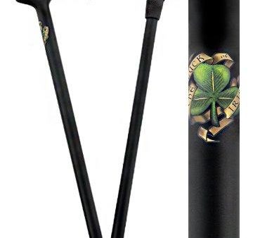 Scratch & Dent Luck of the Irish - Folding Carbon Fiber Derby Walking Cane - 2 Piece V1862 Online Sale