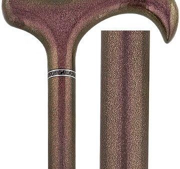 Scratch and Dent Changing Metallic Copper Derby Carbon Fiber Walking Cane V1850 Hot on Sale