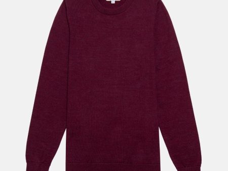 The Vasa Burgundy Crewneck Sweater Online