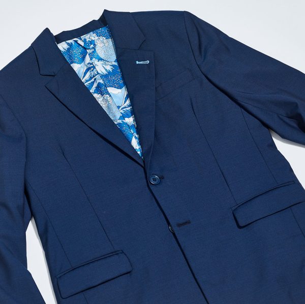 The Georgie Navy Suit Blazer - Extended Sizes Discount