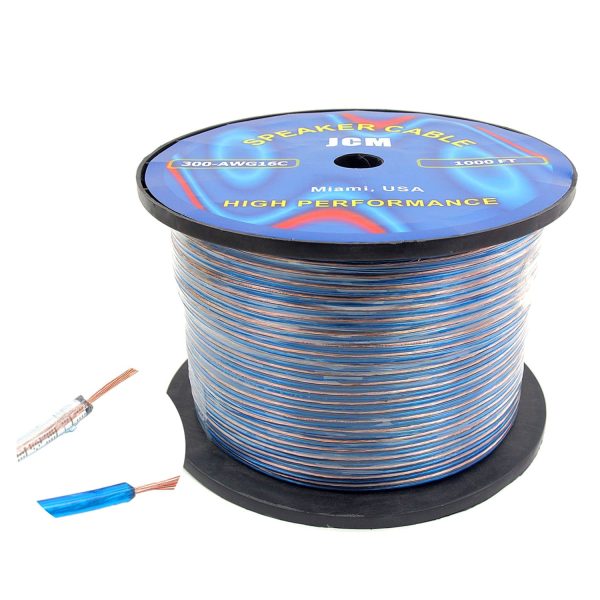 300-AWG16 C 1KFT 16GA 2C Clear Spek.Cable Discount