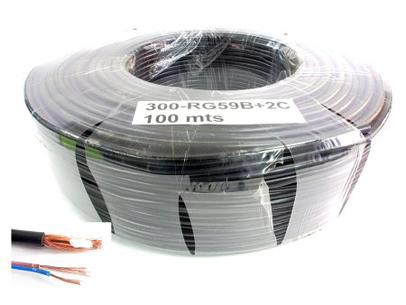 300-RG59B2C500F 500FT RG59+2C 64 Coaxial Black Online