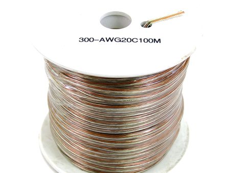 300-AWG20C100M 300FT 20GA 2C Clear Spek Cable Fashion