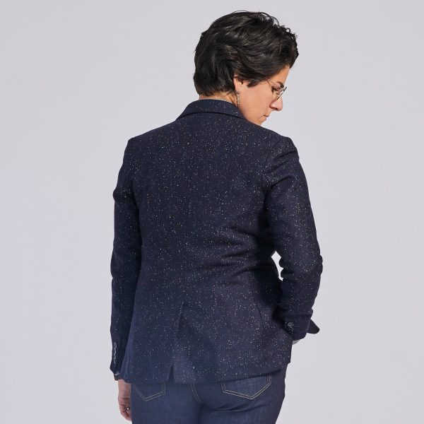 Navy Stardust Blazer For Discount