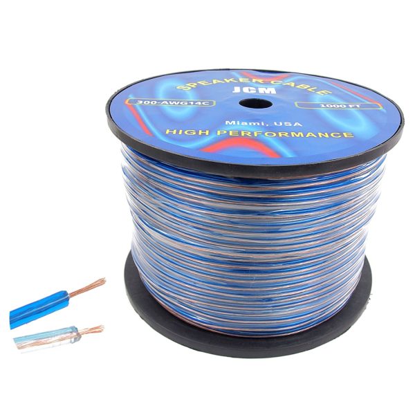 300-AWG14 C 1KFT 14GA 2C Clear Spek.Cable Discount