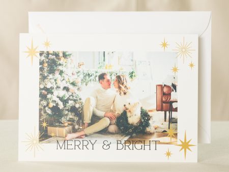 Merry & Bright Photo Card Online Sale