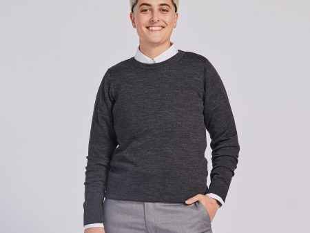 The Vasa Charcoal Crewneck Sweater Discount