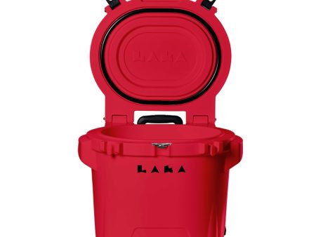 LAKA Coolers 30 Qt Cooler w Telescoping Handle  Wheels - Red [1089] Hot on Sale