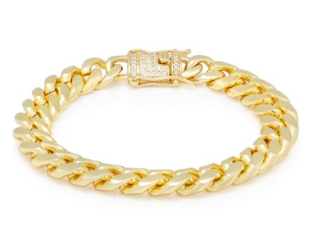 12mm Miami Cuban Link Bracelet on Sale