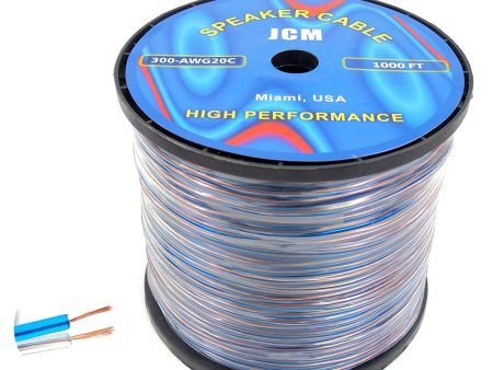 300-AWG20 C 1KFT 20GA 2C Clear Spek Cable Supply