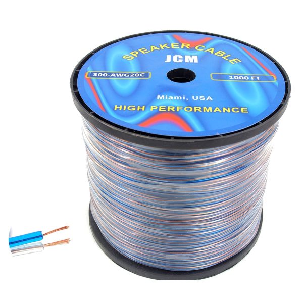 300-AWG20 C 1KFT 20GA 2C Clear Spek Cable Supply