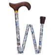 Scratch & Dent Cats Designer Folding Adjustable Derby Walking Cane V1751 For Cheap