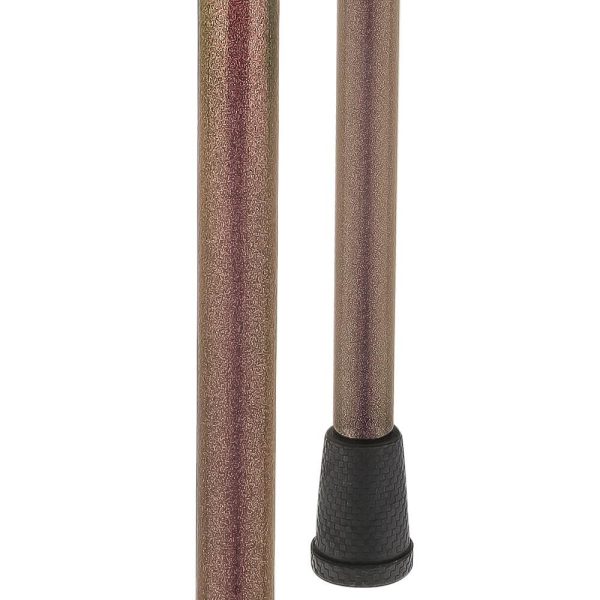 Scratch & Dent Color Changing Metallic Copper Adjustable & Folding Derby Carbon Fiber Walking Cane  V1866 Supply