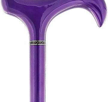 Scratch & Dent Vibrant Metallic Purple Derby Carbon Fiber Walking Cane V1868 Online now