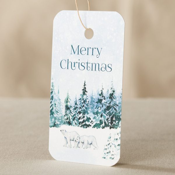 Polar Night Gift Tag - 10 Pack Supply