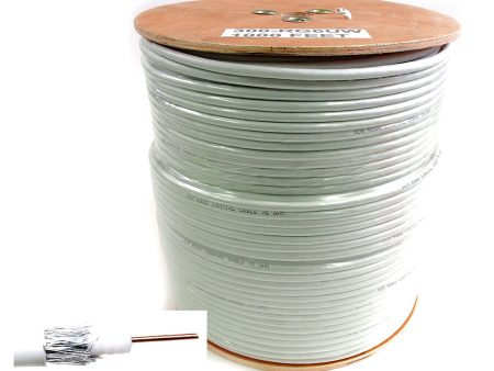 300-RG6UW 1KFT RG6U Coaxial Cable White Discount