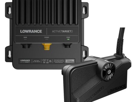 Lowrance ActiveTarget 2 Live Sonar w Transducer (Module + XDCR+ Mounts) [000-15959-001] on Sale