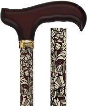 Scratch & Dent Bahama Leaf Adjustable Derby Walking Cane V1760 Online Hot Sale