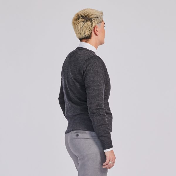 The Vasa Charcoal Crewneck Sweater Discount