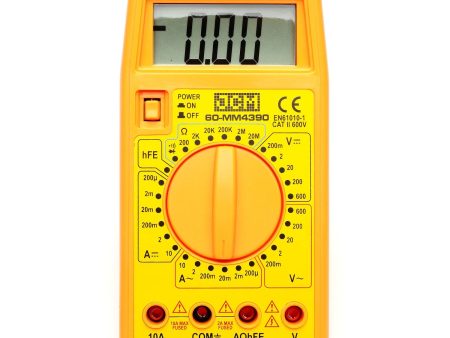 60-MM4390 Digital multimeter yellow For Discount