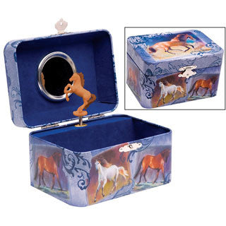 Horse Tin Jewelry Box For Discount