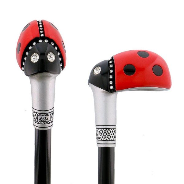 Scratch & Dent Lady Bug Lola Signature Carbon Fiber Walking Cane - 1 Black Shaft V1847 Online Sale