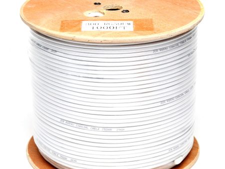 300-RG59UW 1KFT RG59 Coaxial Cable White For Discount