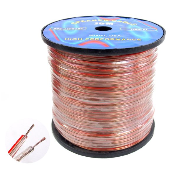 300-AWG18 C 1KFT 18GA 2C Clear Spek Cable For Cheap